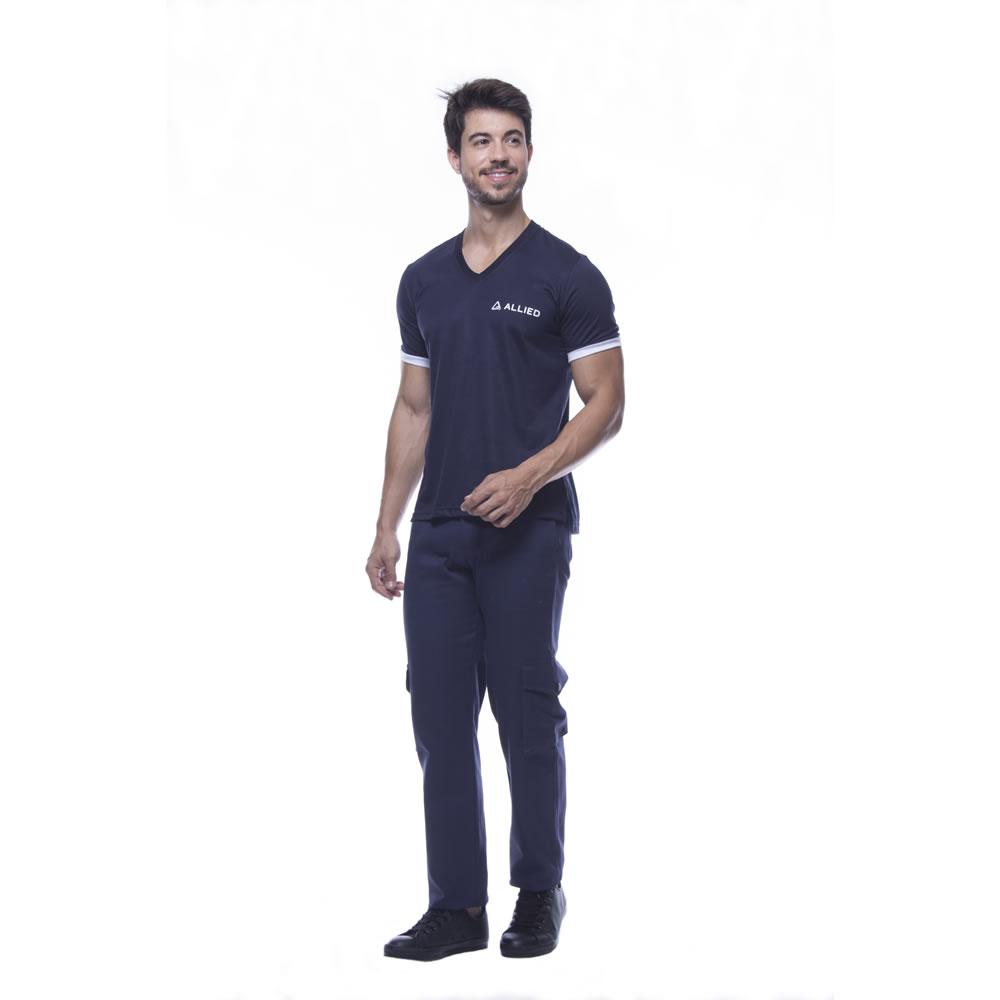 [Camiseta Manga Curta Decote V Masculina - I]